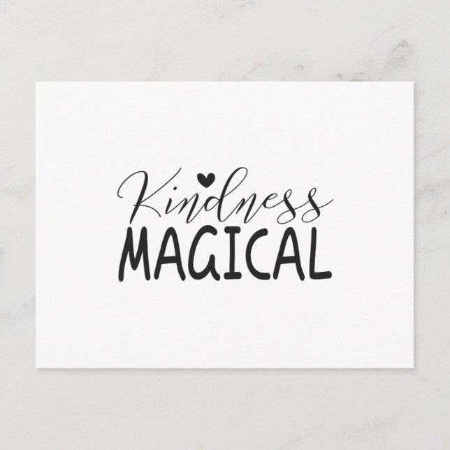 Kindness magic vykort (Framsida)
