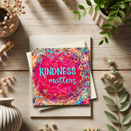 Kindness matchar Roligt Stollig Red Inspirief