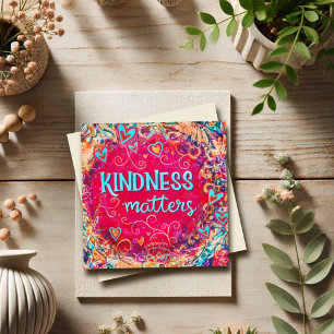 Kindness matchar Roligt Stollig Red Inspirief
