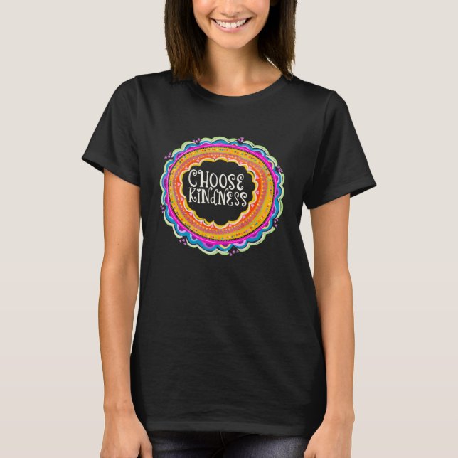 Kindness Matters be Kind inspire and motivate wome T Shirt (Framsida)