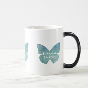 Kindness Matters Butterfly Magisk Mugg