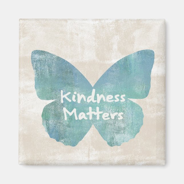Kindness Matters Butterfly Magnet (Framsidan)
