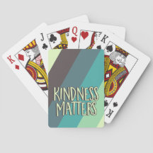 Kindness Matters, Enkel Modern Rand Grönt Blue