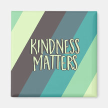 Kindness Matters, Enkel Modern Rand Grönt Blue
