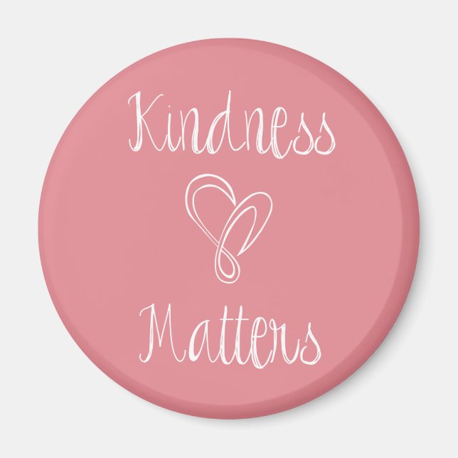 Kindness Matters Heart Magnet (Framsidan)