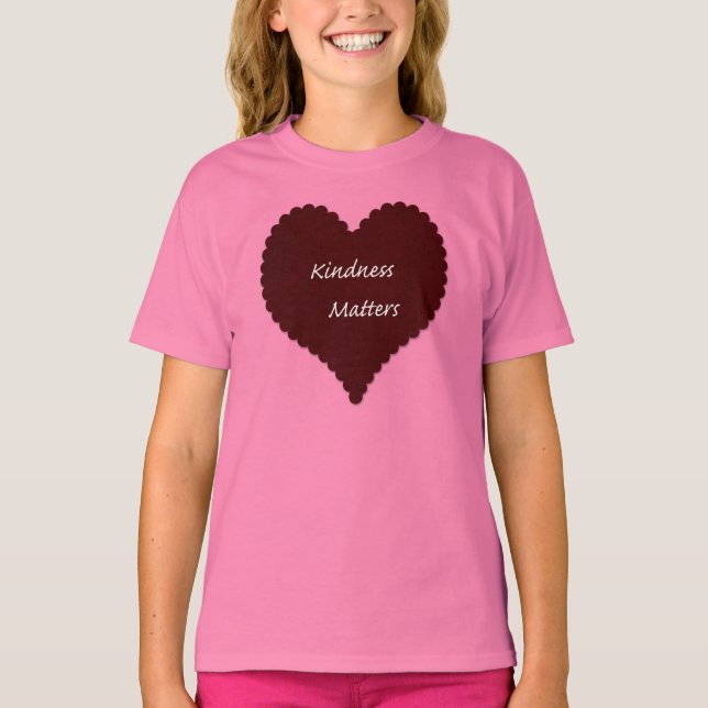 Kindness Matters Heart Tee (Framsida)