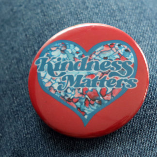Kindness Matters-hjärta Knapp