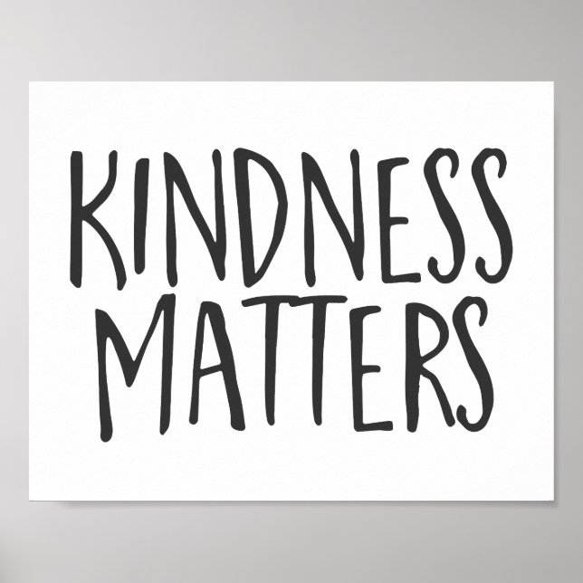 Kindness Matters, inspirationsoffert Poster (Framsidan)