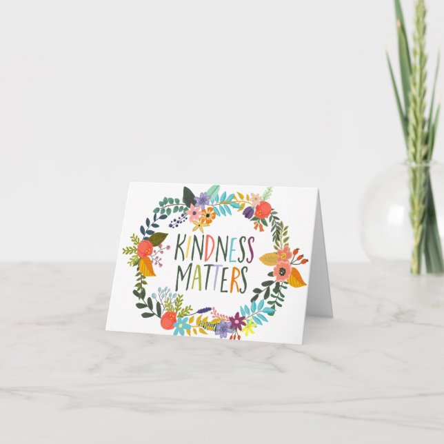 Kindness Matters Kort (Framsida)