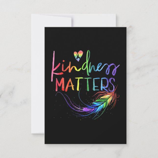 Kindness Matters Kort (Framsida)