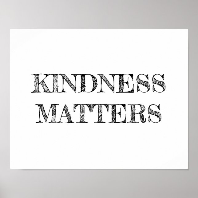 Kindness Matters Poster (Framsidan)