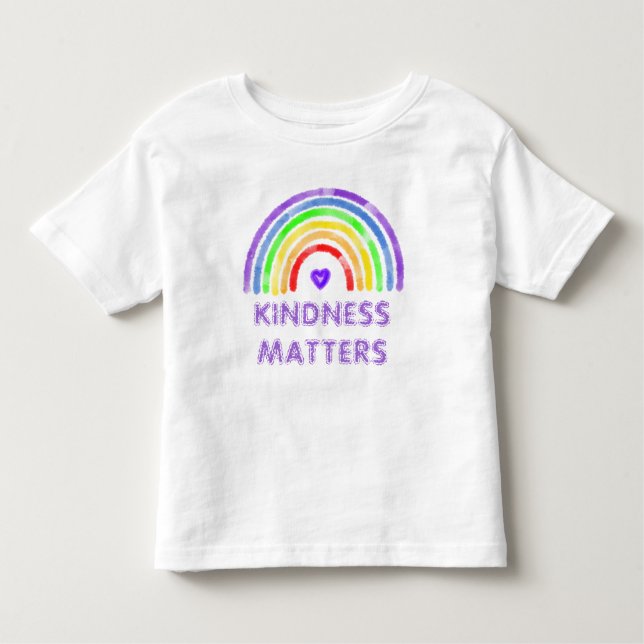 Kindness Matters | Regnbåge T Shirt (Framsida)