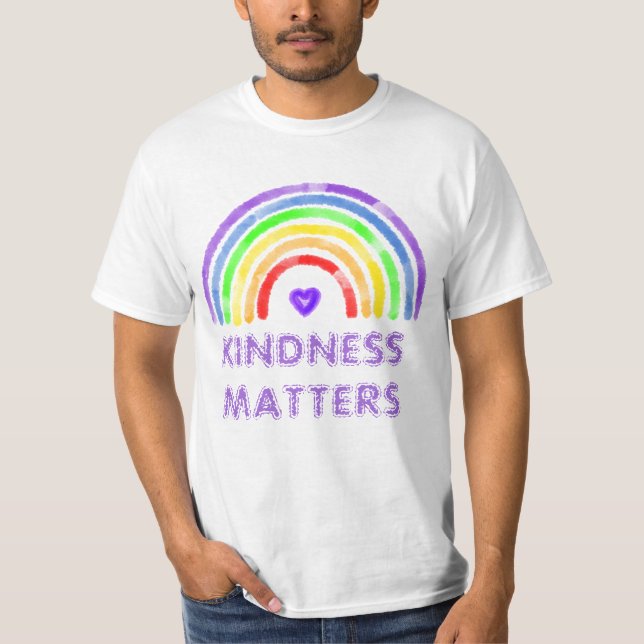 Kindness Matters | Regnbåge T Shirt (Framsida)
