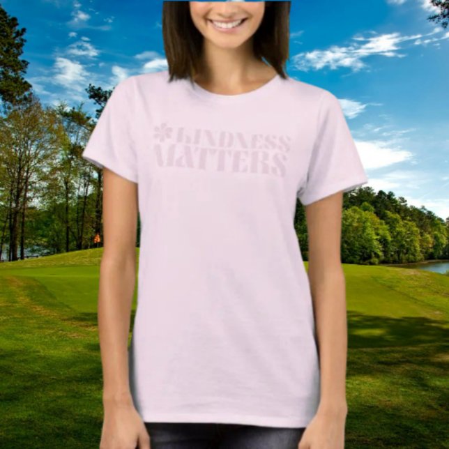 Kindness Matters T-Shirt - med blomdesign (Skapare uppladdad)