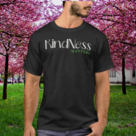 Kindness Matters T-Shirt - Vit och Grönt