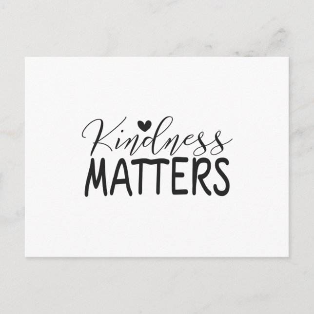 Kindness matters vykort (Framsida)
