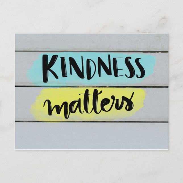 Kindness Matters Vykort (Framsida)