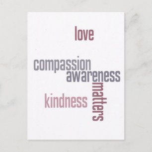Kindness Matters Vykort
