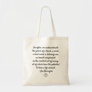 KINDNESS MOTIVERING TOTE BAG TYGKASSE