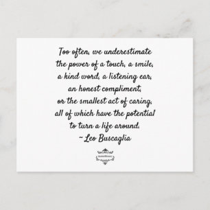 KINDNESS MOTIVERINGSPOSTKORT VYKORT