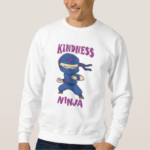 Kindness Ninja, kamp mot mobbning Lång Ärmad Tröja