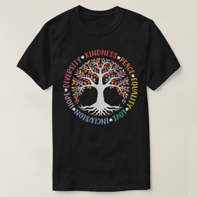 Kindness Peace Equality - jämlikhet i Kärlek - mån T Shirt (Design framsida)