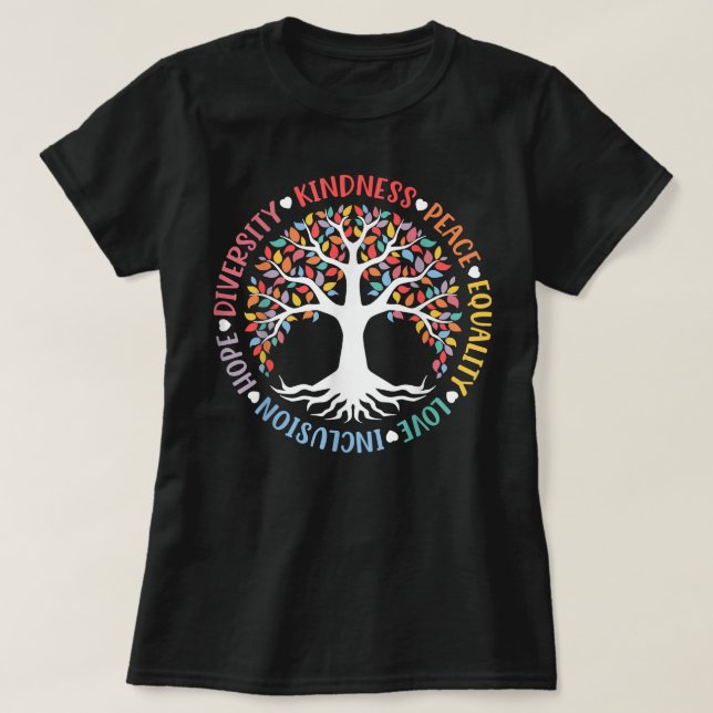 Kindness Peace Equality - jämlikhet i Kärlek - mån T Shirt (Design framsida)