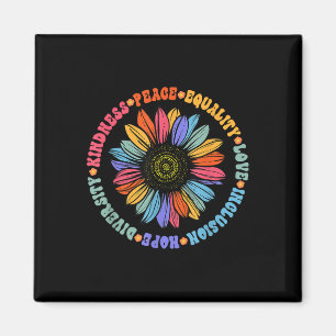 Kindness Peace Equality Kärlek Hope Diversity Huma Magnet