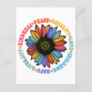 Kindness Peace Equality Kärlek Hope Diversity Huma Tilläggskort