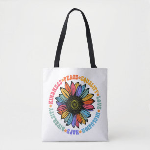 Kindness Peace Equality Kärlek Hope Diversity Huma Tygkasse