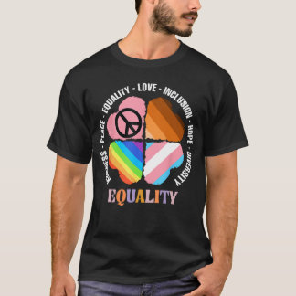 Kindness Peace Equality Love Hope Diversity Human  T Shirt