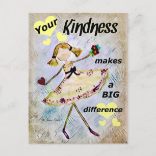 Kindness Postcards anpassad design personlig Vykort