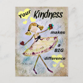 Kindness Postcards anpassad design personlig Vykort