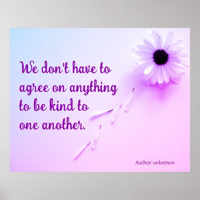 Kindness Poster (Framsidan)