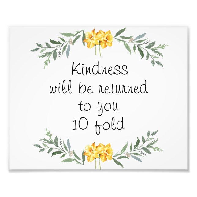 Kindness Poster (Framsidan)