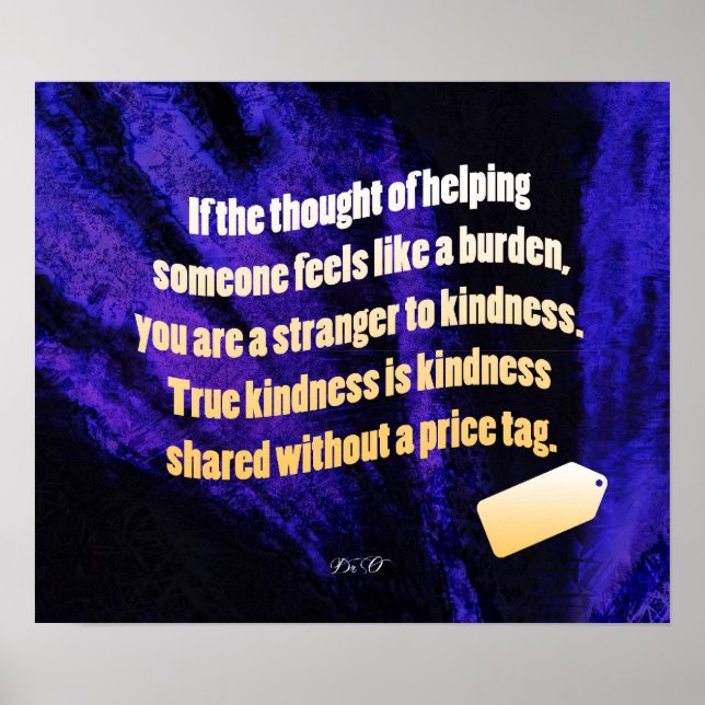 Kindness - Poster (Framsidan)