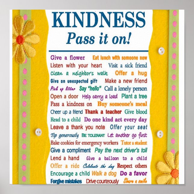 Kindness poster (Framsidan)