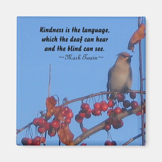 Kindness Quote Magnet (Framsidan)