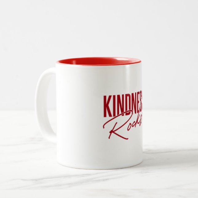 Kindness Sten coffe Mugg (Framsida vänster)