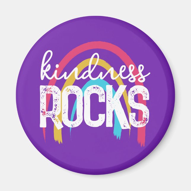 Kindness Sten Rainbow Magnet (Framsidan)
