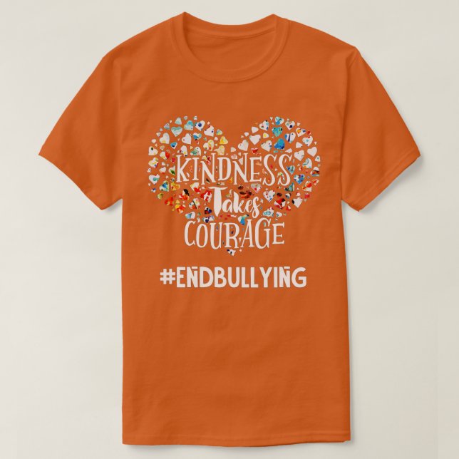 Kindness take-mod - Anti-Bullying Awareness - T Shirt (Design framsida)