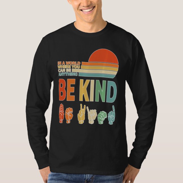 Kindness Unity Day Anti-Bulling Be Nice Kin T Shirt (Framsida)