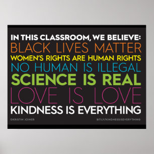 #KindnessIsAll i det här klassrummet Poster