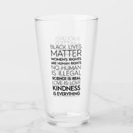 #KindnessisEverything Glass Tumbler Glaskopp