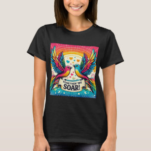Kindred Souls tillsammans Vi Soar T Shirt