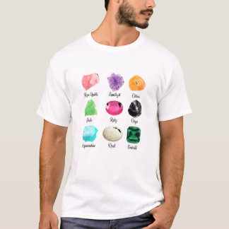 Kinds Of Crystals Crystal Healing Spiritual Crysta T Shirt