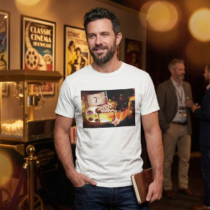 Kinematic filmrulle och klappträ t shirt