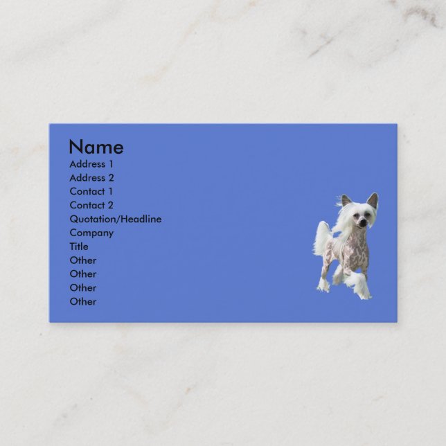 Kines krönad DIVA Visitkort (Framsida)