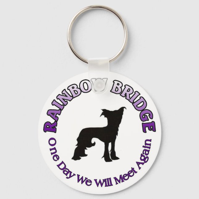 KINESCRESTED RAINBOW BRIDGE KEYCHAIN NYCKELRING (Framsida)