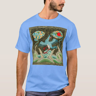 KINESE DRAGON BIRD TILE T SHIRT